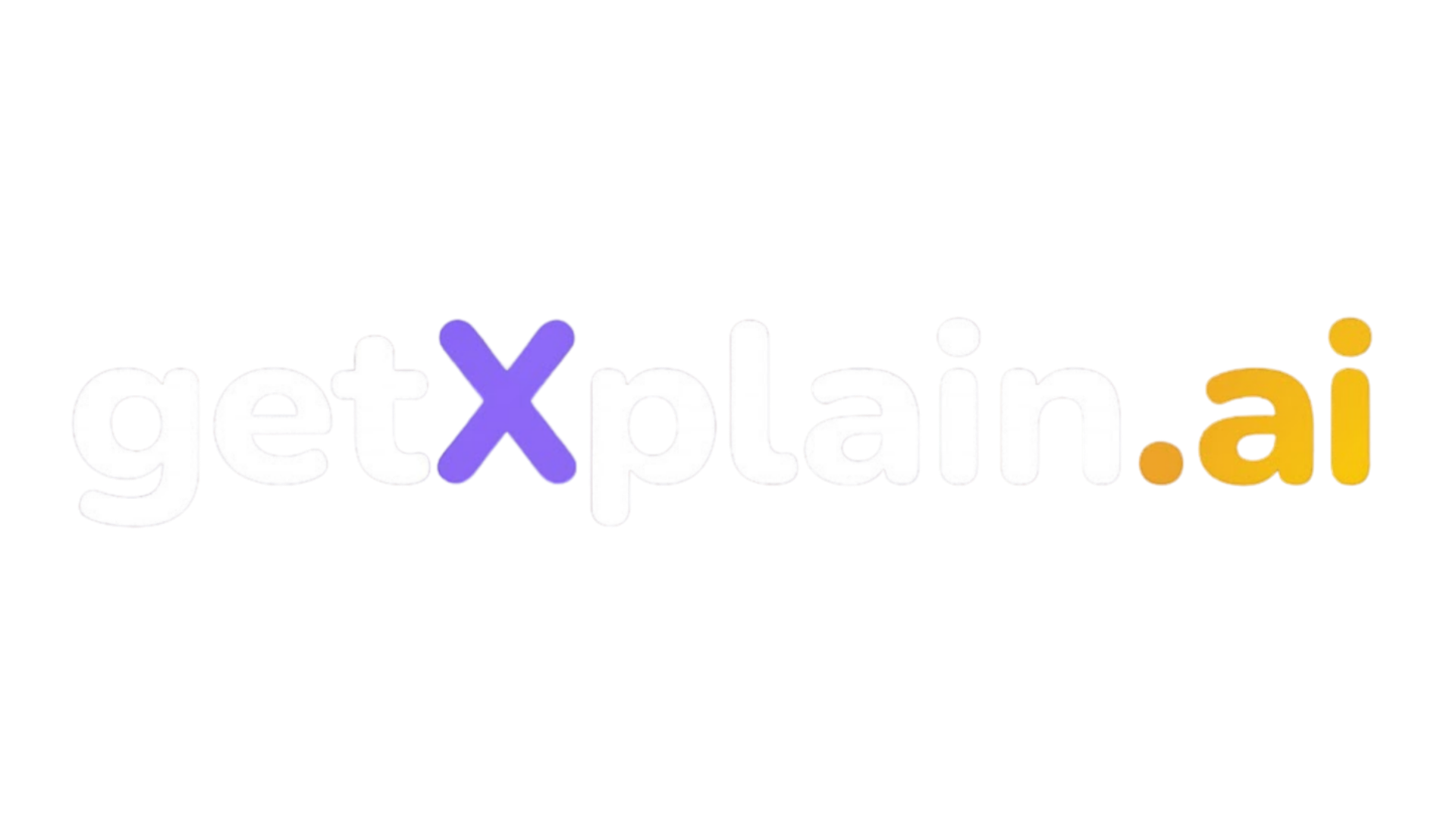 getXplain.ai wordmark on dark